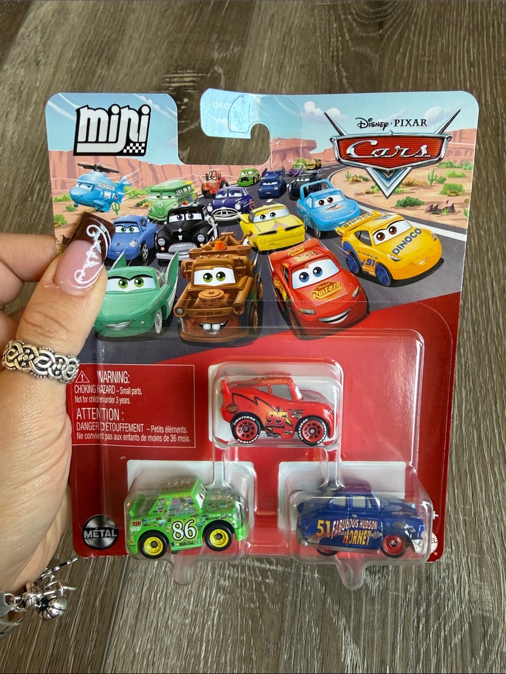 PIXAR Cars Mini Racers 3-Pack Toy Cars -